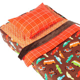 Cruisin Brown - Cot Bedding Kit